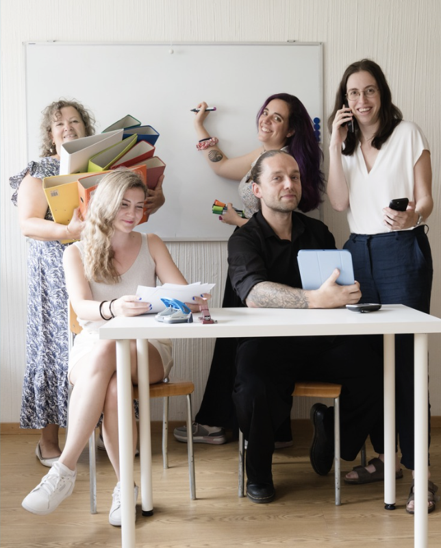 L’équipe d’Autonomia en atelier